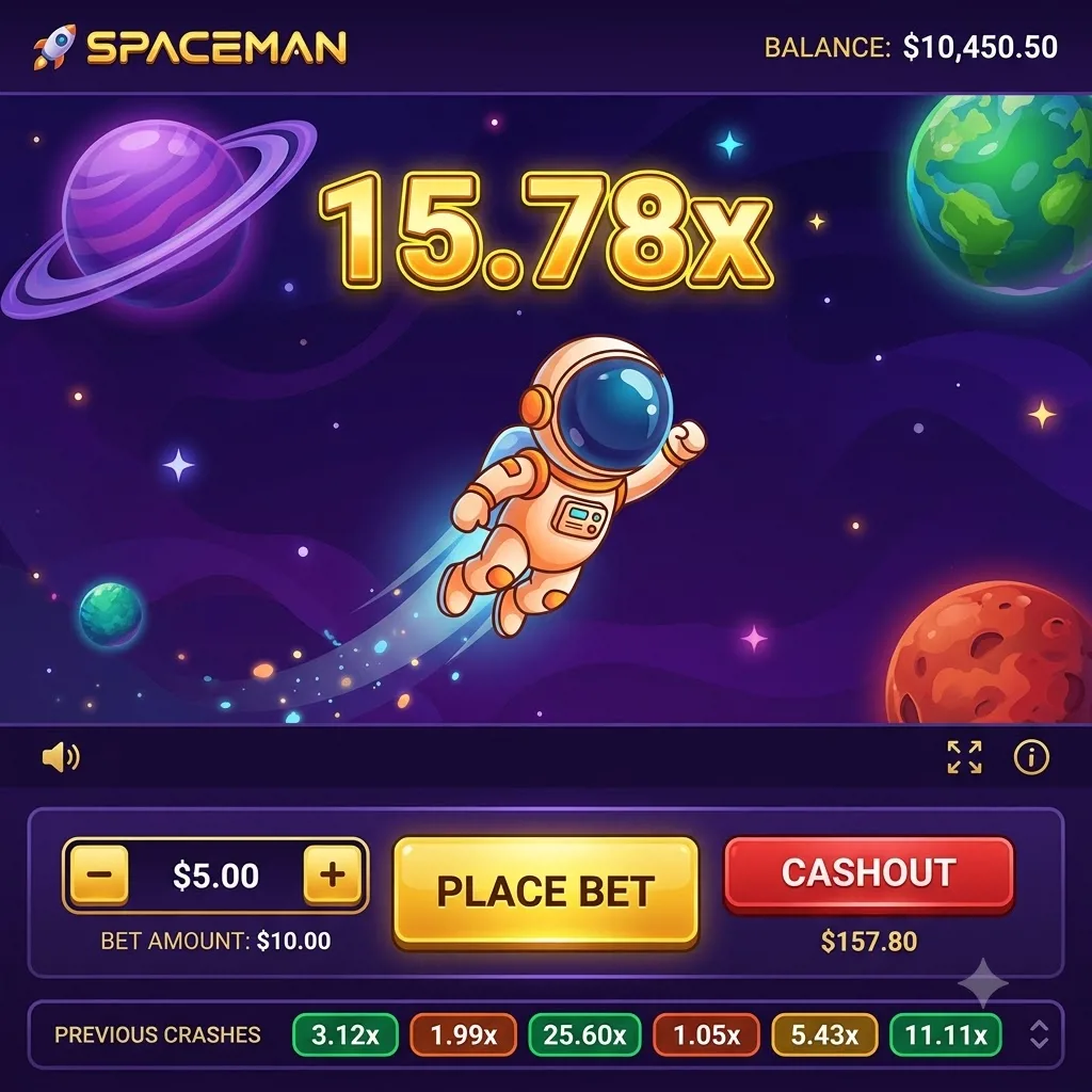 Spaceman — краш игра с инопланетянином и растущим множителем