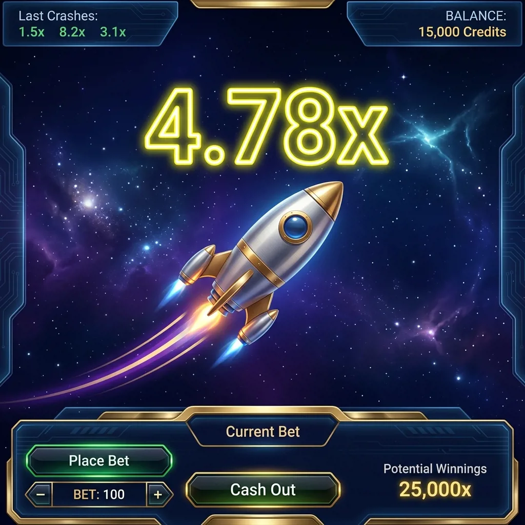 Краш-игра JetX с космической тематикой